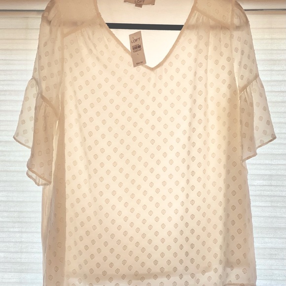 LOFT Tops - White Loft top NWT